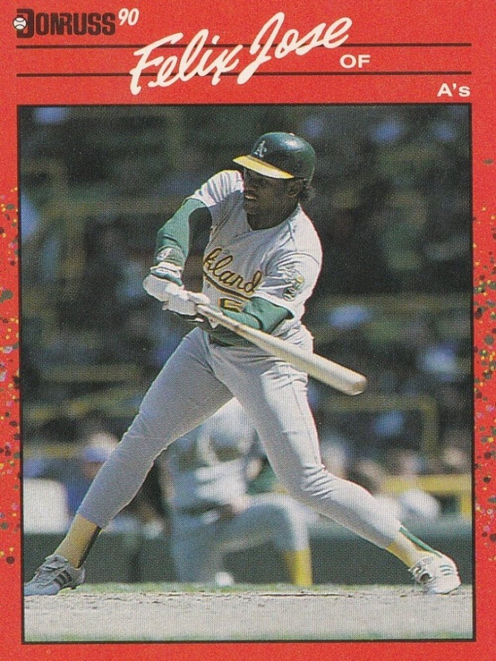Felix Jose - Donruss 90 Baseball Card